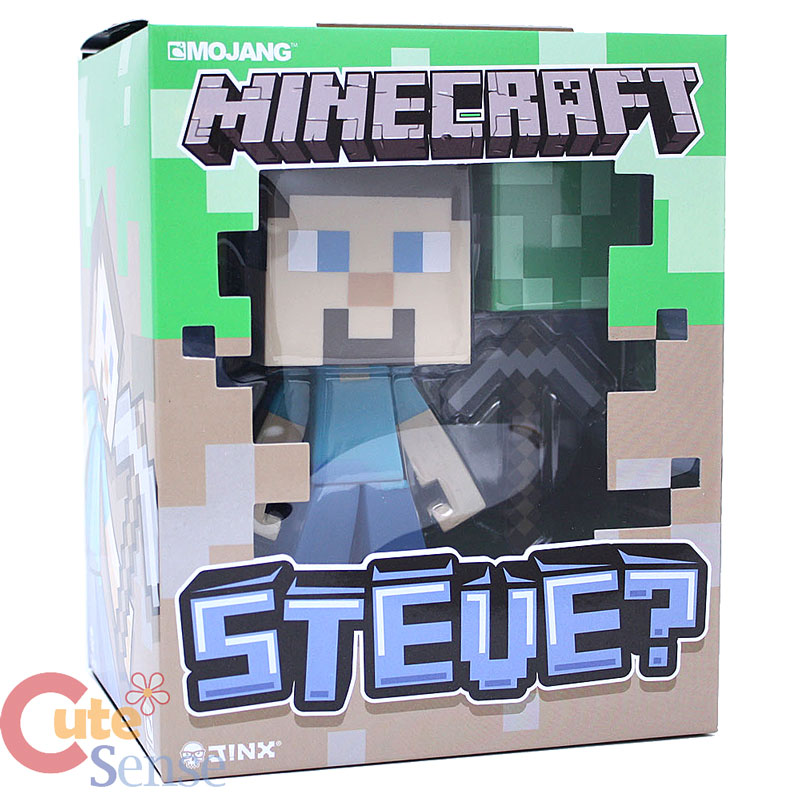 Minecraft Steve Video Game Vinyl Action Figure