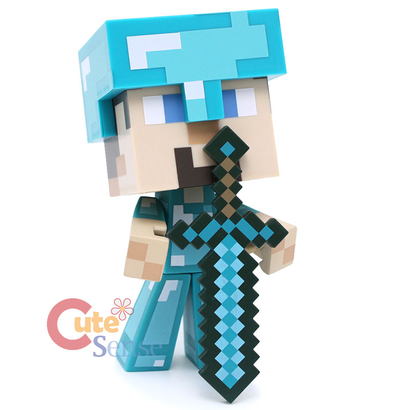 Minecraft Steve Diamond Edition Vinyl Action Figure Jinx