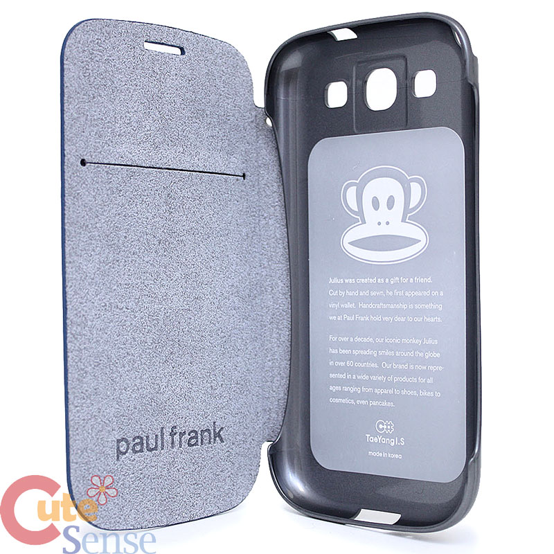 Paul Frank Samsung Galaxy S3 Flip Cover Phone Case Pink Dots Licensed