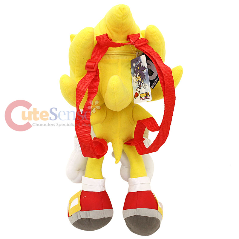 super sonic plush backpack