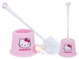 Sanrio Hello Kitty Bathroom Toilet Brush and  Holder :Pink