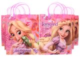 Disney Princess Tangled Rapunzel Party Gift Bag Set of 3 Plastic/Reusable : Pink