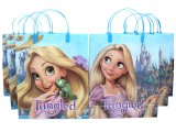 Disney Princess Tangled Rapunzel Party Gift Bag Set of 3 Plastic/Reusable : Blue