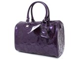 Sanrio Hello Kitty Purple Embossed City Hand Bag