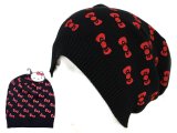 Sanrio Hello kitty Red Bow Slouchy Beanie by Loungefly