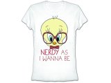 Tweety Nerd  Girls/Women T-Shirt -Small