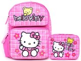 Sanrio Hello Kitty Large School Backpack Lunch Bag Set : Teddy Bear