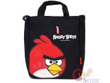 Rovio Angry Birds Canvas Tote Bag 13in Shoulder Bag -Red Bird in Black