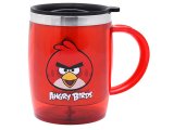 Rovio Angry Birds Stainless Grip Handle Tumbler Coffee Mug -Red Bird