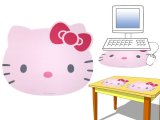 Sanrio Hello Kitty Face Desk Top Mouse Pad Work Accent Mat  17in XL : Pink