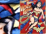 DC Comics Wonder Woman Raschel Plush Blanket 60" x 80"