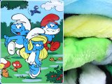 The Smurfs Raschel Plush Blanket 60" x 80"