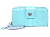 Sanrio Hello Kitty Mint Shiny Embossed Wallet :Loungefly