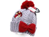 Angry Birds Red Birds Chunky Knit Beanie with Furry Ball