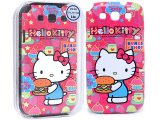 Sanrio Hello Kitty Samsung Galaxy 3 S3 Hard Phone Case Cover :Hamburger