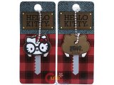 Loungefly Sanrio Hello Kitty Key Cap : Nerd Glass with Checkered Bow
