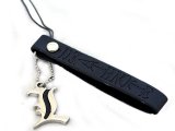 Death Note " L"  Leather Cell Phone Strap