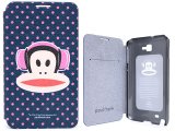 Paul Frank Samsung Galaxy Note Flip Cover Phone Case -Head Phone