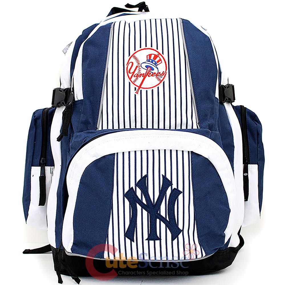MLB New York Yankees Large School Backpack NY Team Logo NY Trooper Bag