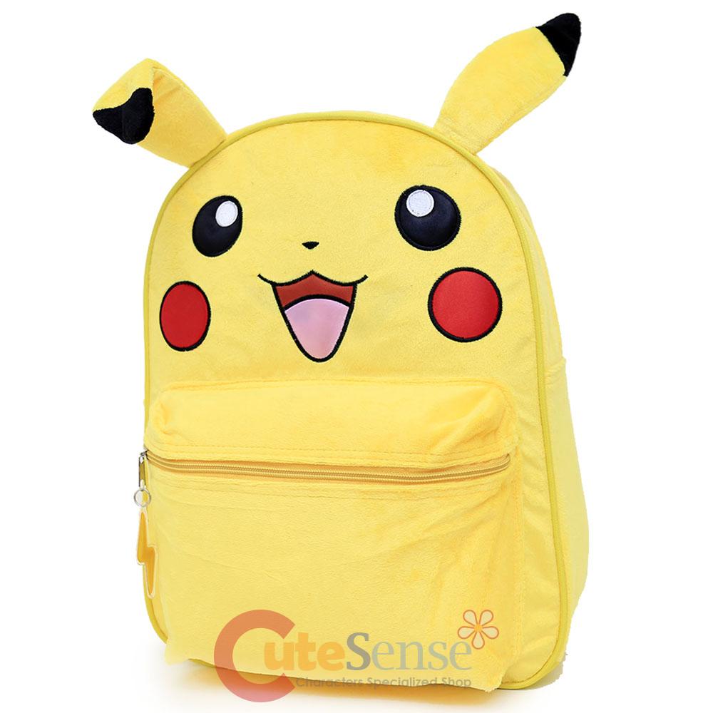 pokemon pikachu plush backpack