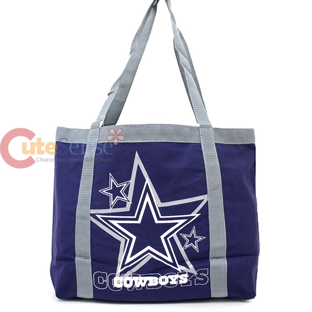 NFL Dallas Cowboys Tote Bag Shoulder Diaper Bag 20" Canvas Logo eBay