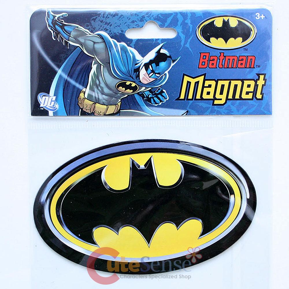 DC Comics Batman Bat Logo 4" Fridge Locker Auto