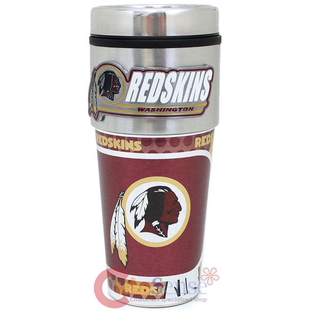 Washington Redskins Coffee Mug NFL Football Travel Tumbler Cup