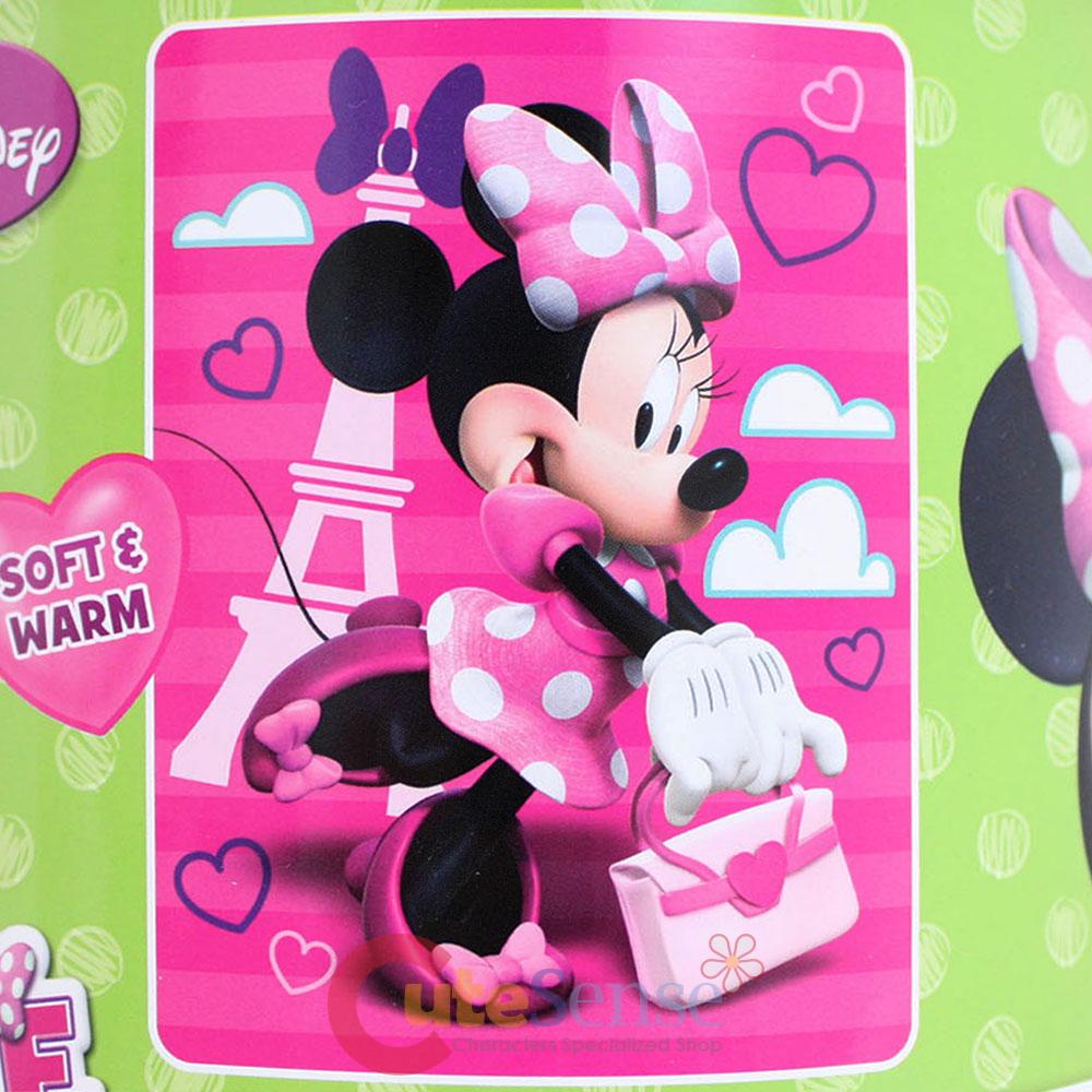 disney minnie mouse plush blanket