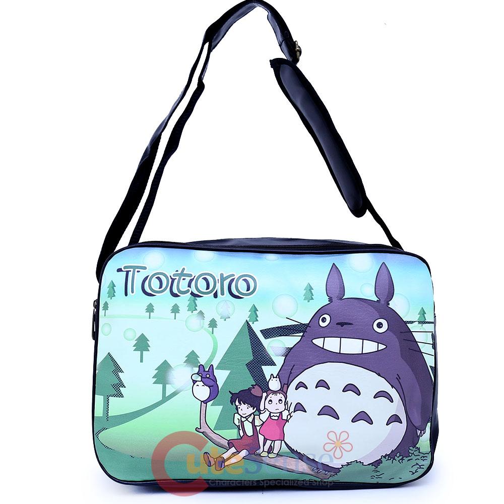 My Neighbor Totoro Messenger Bag Fuax Leather Shoulder Body Cross Bag