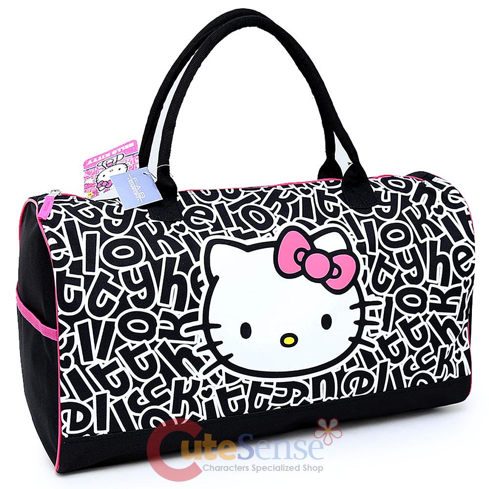 Sanrio Hello Kitty Duffle Bag Travel Gym 20" Large Overnight Bag