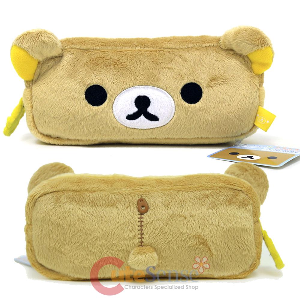 San X Rilakkuma Plush Doll Pencil Case Pouch Bag with Chick Authentic