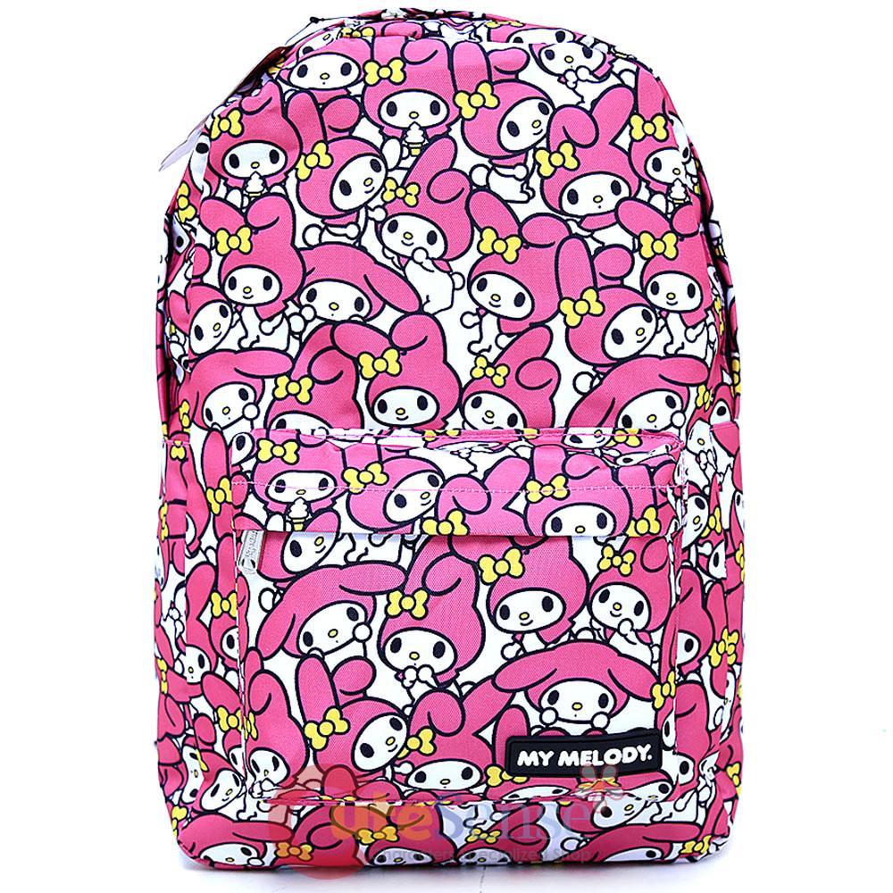 Sanrio My Melody School Backpack All Over Printed Laptop Bag Loungefly