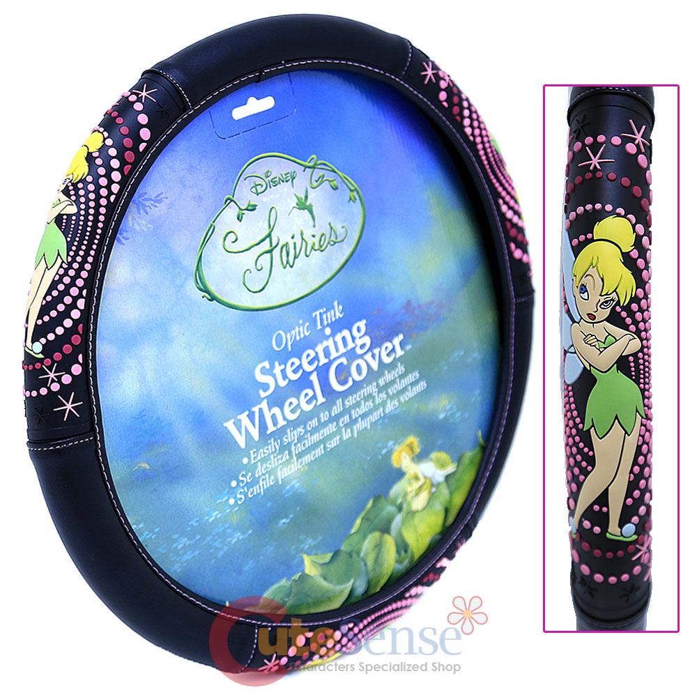 Disney Tinkerbell Fairies Car Auto Steering Wheel Cover Optic Tink eBay