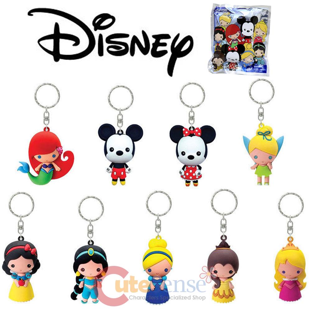 Disney 3D Foam Figural Key Chain Key Ring Series 1 * Mystery Blind Bag