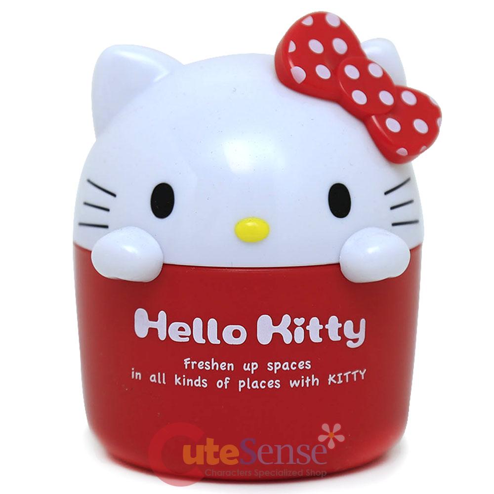 Sanrio Hello Kitty Figurine Auto Air Freshener Premium Shampoo Red eBay