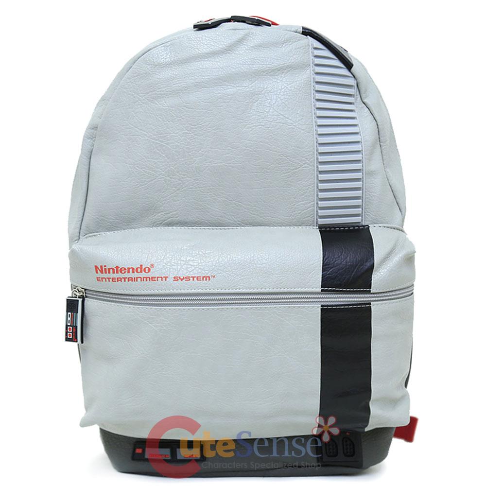 Nintendo Game Console Leather Backpack NES Lap Top 17" Game Costume Bag