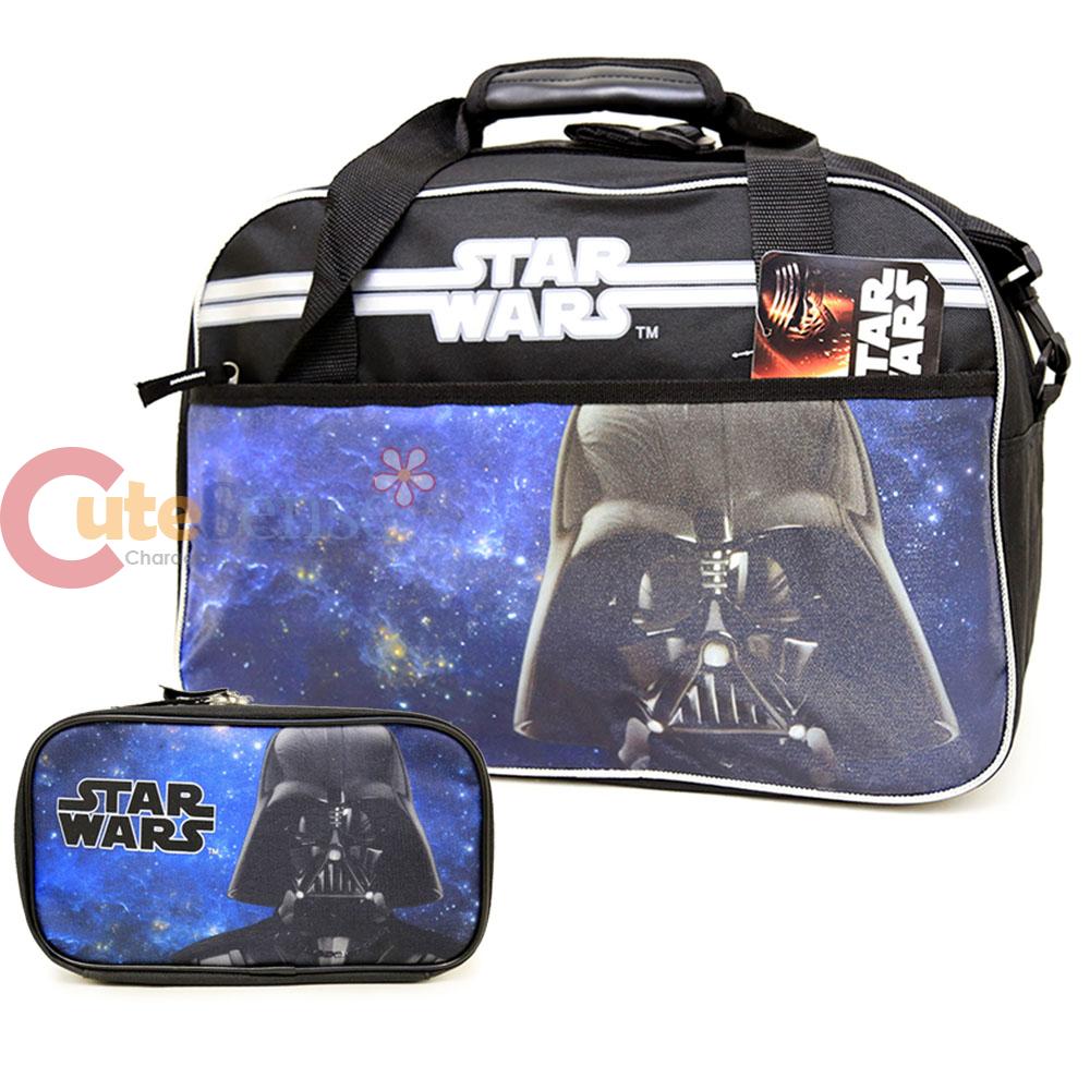 Star Wars Darth Vader Duffel Bag Travel Gym 17" Bag with Travel Case