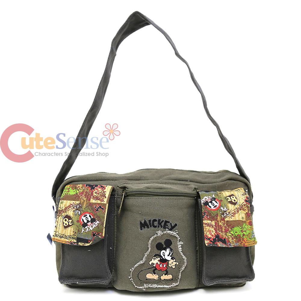 Disney Mickey Mouse Hand Bag Mickey Classic Denim Canvas Shoulder Bag Purse | eBay