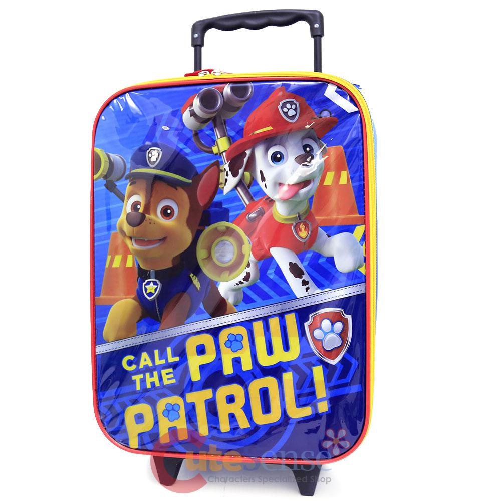 Paw Patrol Pilot Case Rolling Luggage Suite Case 16" Travel Rolling Bag