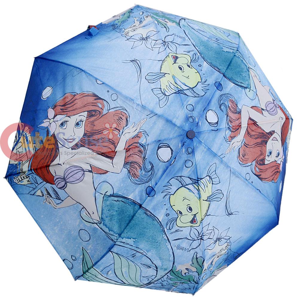 Disney Princess Little Mermaid Ariel Umbrella Large Retractable ...
