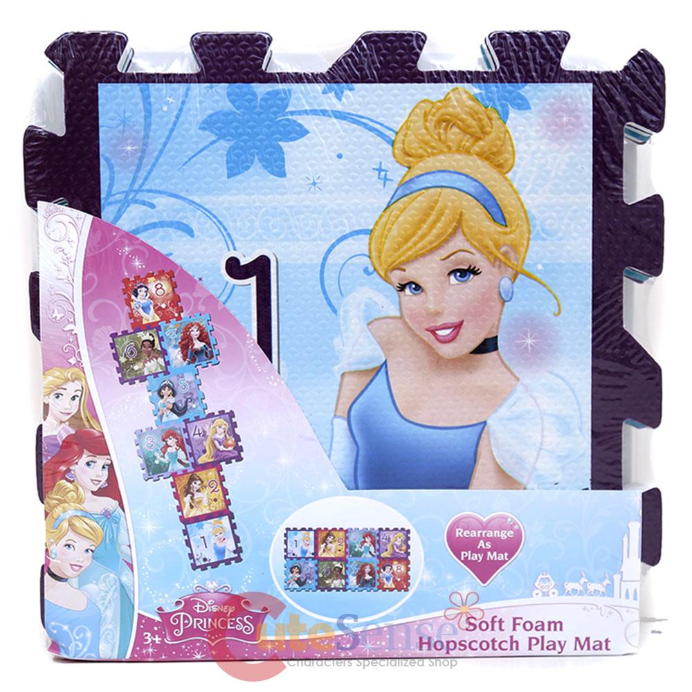 Disney Princess Soft Foam Puzzle Mat Hopscotch Play Mat (8pc 12"x12" Each)