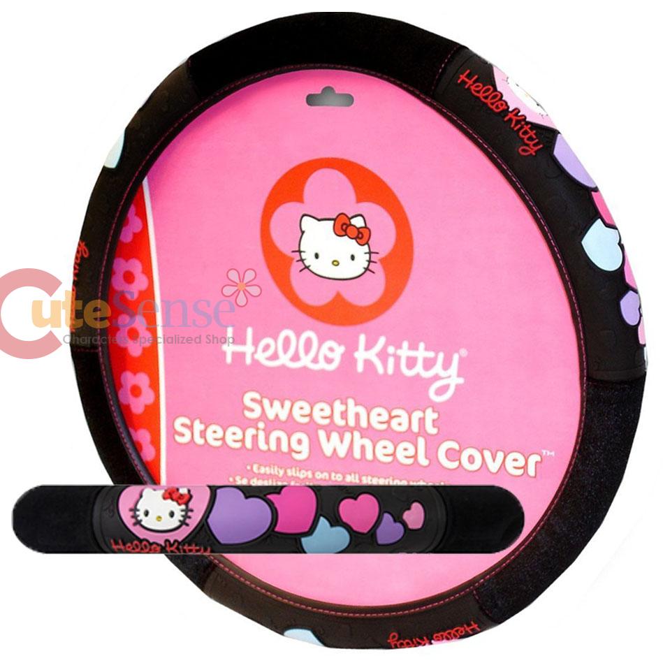 Sanrio Hello kitty Car Steering Wheel Cover Sweet Pink Heart eBay