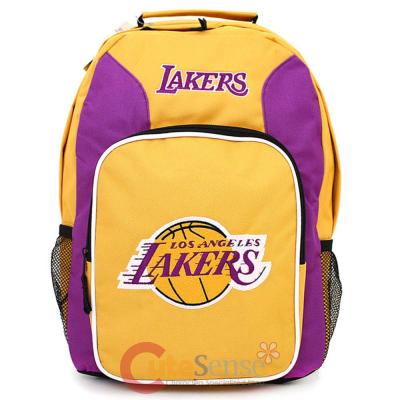 school backpack nba los angeles lakers large school backpack nba los ...