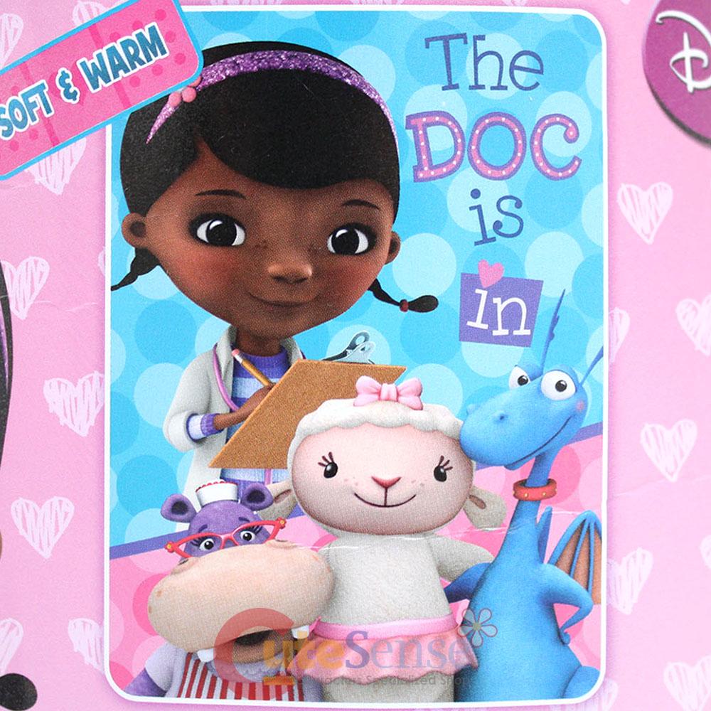 doc mcstuffins plush blanket