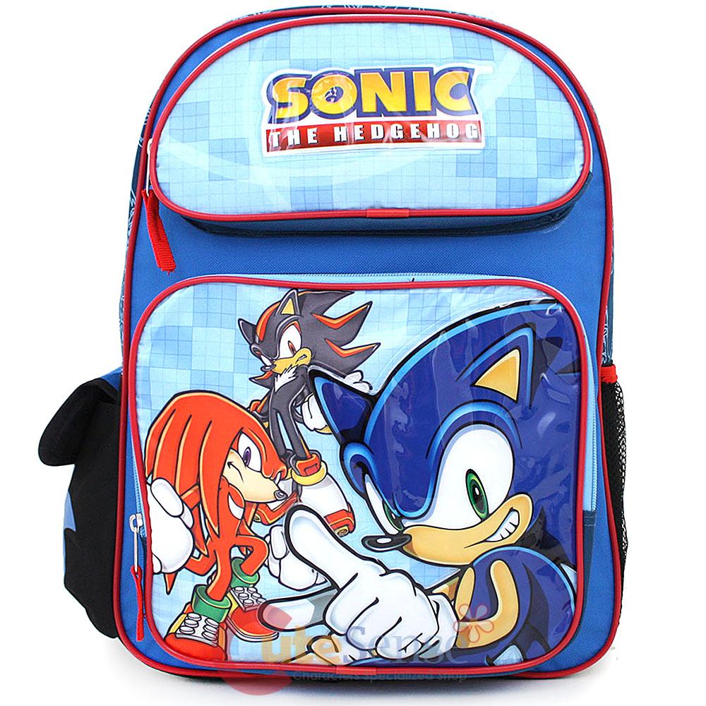shadow the hedgehog backpack