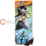 Attack on Titan Shingeki no Kyojin Scouting Legion Emblem with Wall Maria Metal Key Chain