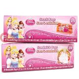 Disney Princess 45pc Sandwich Snack Bags Set Food Zip Bag