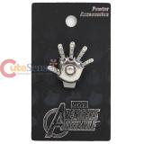 Marvle Avengers Iron Man Hand Pewter Pin Badge Brooch