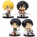 Attack on Titan 3" Figure 4pc Set