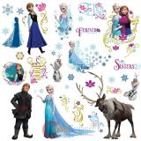 Frozen Elsa Peel And Stick Giant Wall Decals - Group 36pc